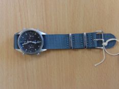 SEIKO GEN 1 PILOTS CHRONO RAF ISSUE WATCH NATO MARKINGS DATED 1984