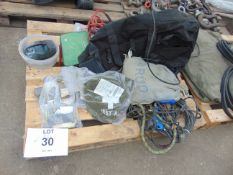 SAFETY EQUIPMENT, AIR LINES, TOOLS, CARGO NETS, ETC