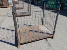 Steel Stacking Stillage with removeable sides and corner posts