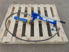Hydrotec MP22 Hydraulic Hand Pump C/W Hose and Ram
