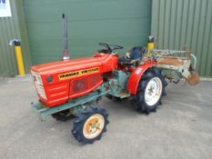 Yanmar YM1510D 4WD Compact Tractor c/w Rotavator ONLY 873 HOURS!