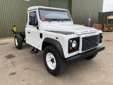 NEW UNUSED EXPORT SPECIFICATION LAND ROVER DEFENDER ARMOURED 130 CHASSIS CAB