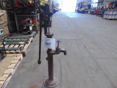 Genuine Antique Cast Iron Water Pump as shown