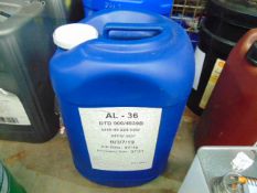 1 x Unissued 25L Drum of AL-36 Antifreeze