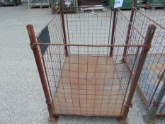 STEEL STACKING STILLAGE WITH REMOVABLE SIDES