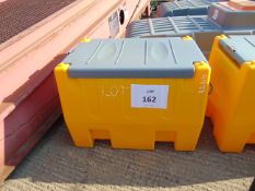 NEW UNUSED 220 LITRE FUEL POD C/W 12 VOLT PUMP, HOSE, ELECTRONIC FUEL METER, ETC