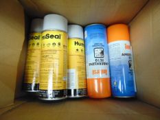 2 x Unissued 400ml Tins of Amberklene Degreaser & 3 x 370ml Tins of Humiseal IB31 Acrylic Coating