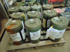 10 x Unissued 25L Drums of OM-11 High Performance Engine Oil