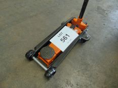 3 TON HYDRAULIC TROLLEY JACK - UNUSED