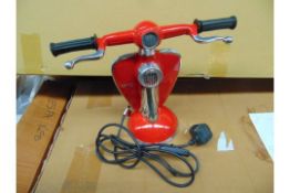 UNUSUAL LAMBRETTA BEDSIDE/ TABLE LAMP- NEW!!!
