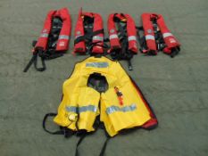 5 x Crewsaver Life Jackets