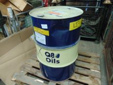 1 x Unissued 205L Sealed Drum of Q8 Beethoven VHD Synthetic Cutting/Machining Coolant Oil
