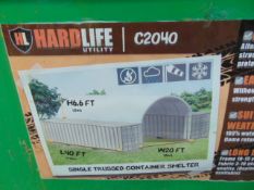 Container Shelter 20'W x 40'L x 6'6