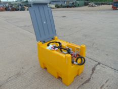 Unused DTK 240L Mobile Diesel Tank C/W 12v Fuel Pump, Nozzle, Hose etc