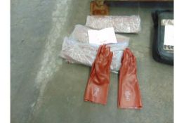 10x Pairs of REDNEK Long Protective rubberised Gloves
