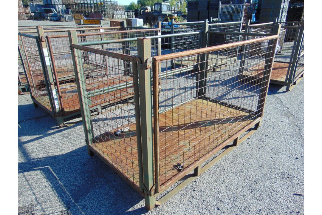 Heavy Duty Metal Stackable Stillage / Post Pallet - Image 2 of 4