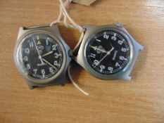 2X CWC 0552 ROYAL MARINES/ NAVY SERVICE WATCHES DATED 1990/1985