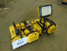 4 x Peli 9430 RALS LED Area Work Lights C/W 1 x Battery Charger