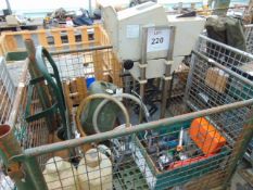 1 x Stillage of Workshop Tools and Eqpt inc Crypton Beam Tester