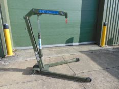 Weber WJN10 1100Kg Hydraulic Foldaway Floor Crane ideal for Workshops or Service Vans