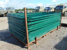 33 x Heras Style Galvanised Fencing Panels 3.4m x 2m