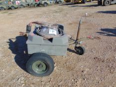 Aircraft Battery Electrical Starter Trolley c/w Batteries and Cables, From RAF