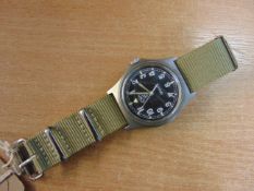 CWC W10 BRITISH ARMY SERVICE WATCH NATO MARKED DATED 1997