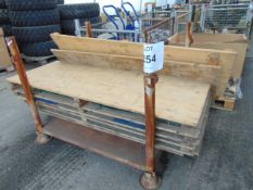 10 x Standard British Army 6ft Tables as shown