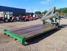 Demountable Hook Lift Drops Body C/W HMF 910 K2 Hydraulic Crane