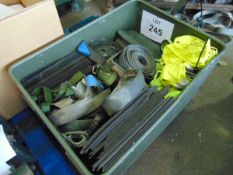 Zarges Type Aluminium Box c/w 10 x Vehicle Document Holders, Ratchet Straps, Marker Boards etc