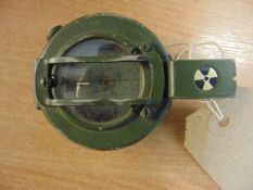 BRITISH ARMY BRASS STANLEY PRISMATIC COMPASS NATO MARKED
