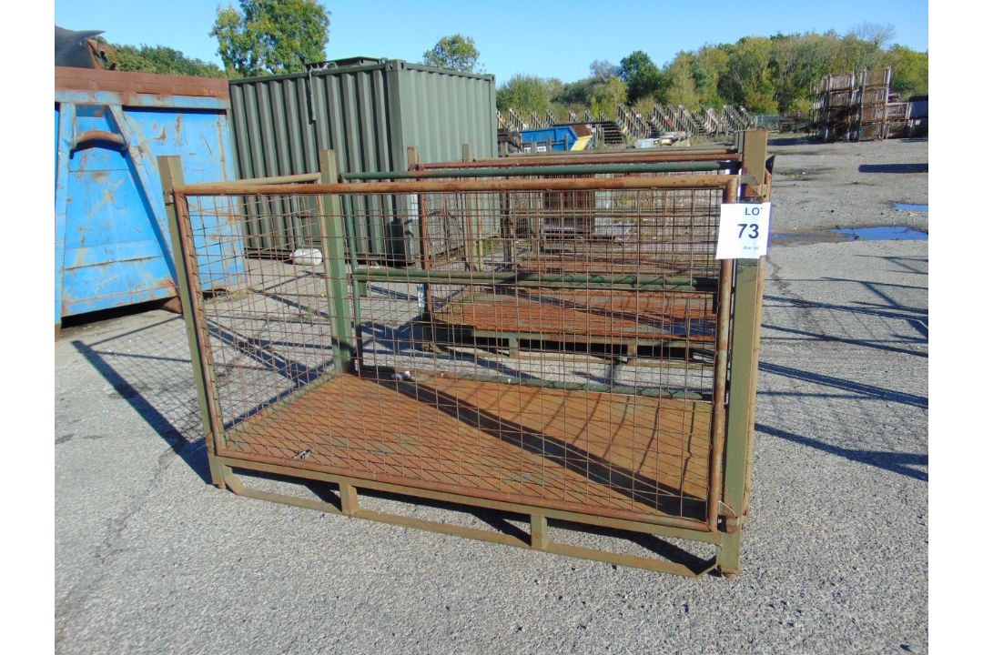 Heavy Duty Metal Stackable Stillage / Post Pallet - Image 1 of 4