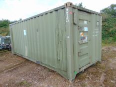 Demountable Front Line Ablution Unit in 20ft Container with hook loader, Twist Locks Etc