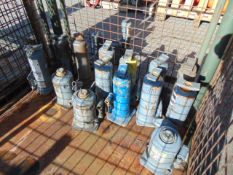 14 x 10 Ton Hydraulic Vehicle Jacks as Shown