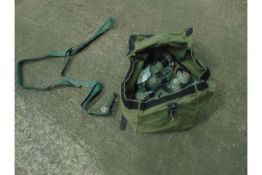 16 x Green Ratchet Straps C/W Canvas Bag