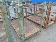 Heavy Duty Metal Stackable Stillage / Post Pallet