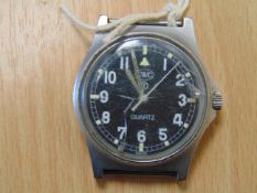 CWC FAT BOY W10 SERVICE WATCH NATO MARKS DATED 1983