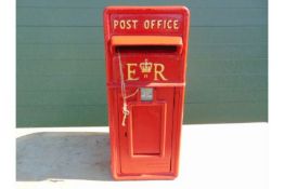 ER Red Post Box ER Red Post Box C/w Keys, collection times, etc