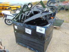 7 x Pallets of Pinzgauer Spares as shown inc Gun mounts, etc