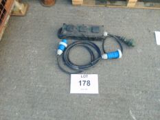 Heavy Duty 240 Volt Protected/Waterproof Extension Leads and Cable