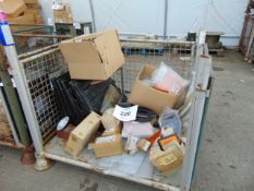 1 x Stillage of Bedford Leyland Daf spares inc Lens, Lights battery covers, cables etc