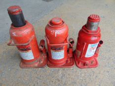 Q 3 x 20 Tonne Hydraulic Jacks