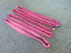 4 x 5000kg 1m Spanset slings