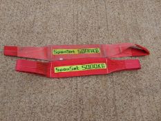 Qty 2 x Spanset 5000Kg 1 Metre Lifting Slings