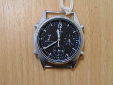 SEIKO GEN1 PILOTS CHRONO RAF ISSUE NATO MARKS DATED 1984