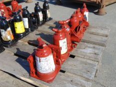 6x Land Rover Hydraulic Wolf Type 2 Ton Jacks