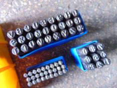 Mixed Size Metal Letter & Number Punches