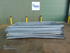 26 x Heras Style Galvanised Fencing Panels 3.5m x 2m