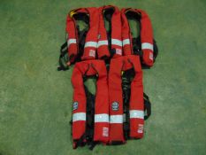 5 x Crewsaver Crewfit 275N Life Jackets