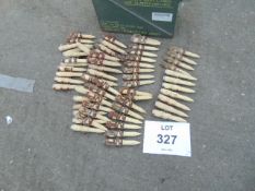 Very Rare AMMO Box containing 85 Dummy 20 mm Shells in Links as shown